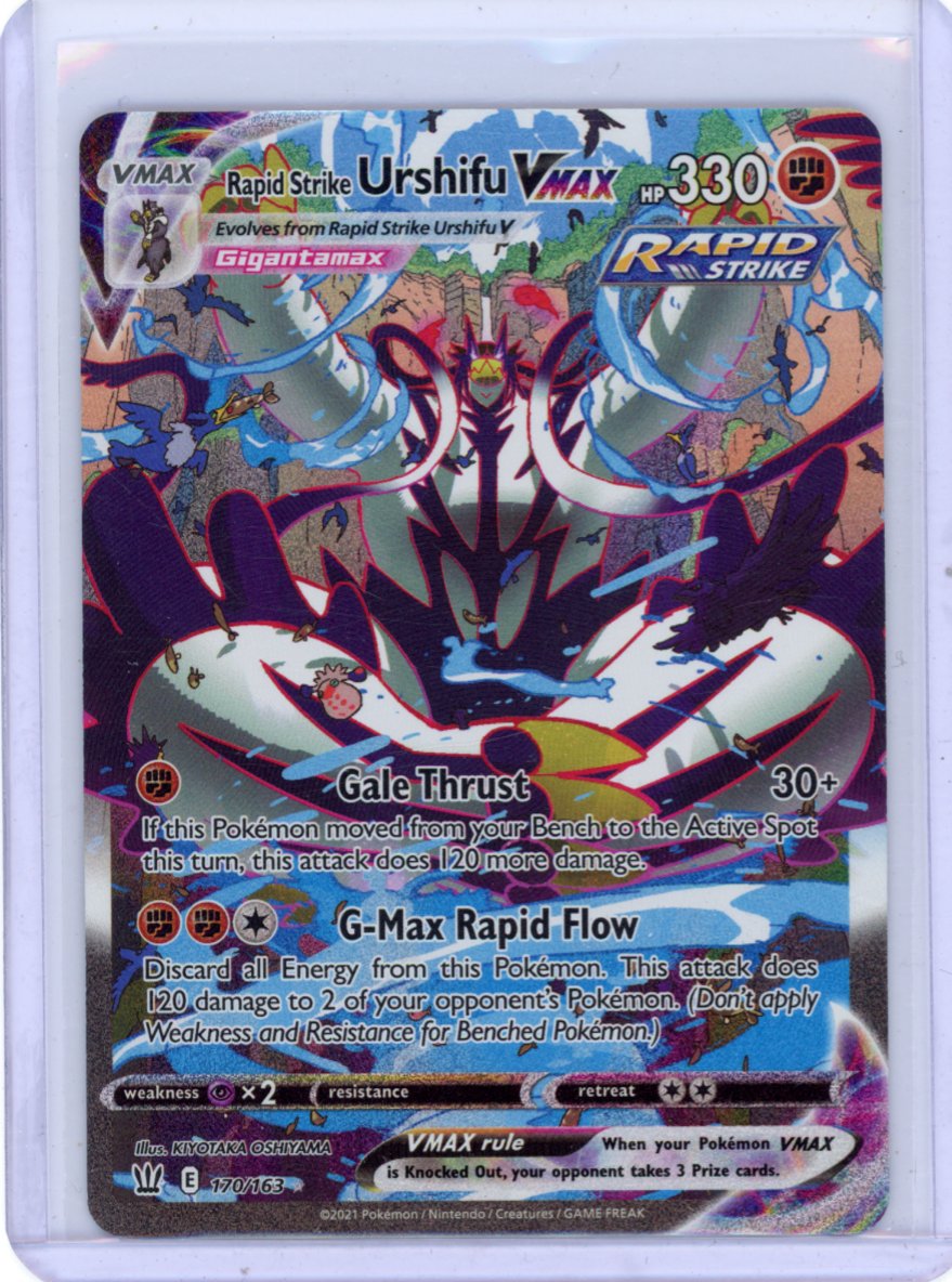 Rapid Strike Urshifu VMAX (Alternate Art Secret) - SWSH05