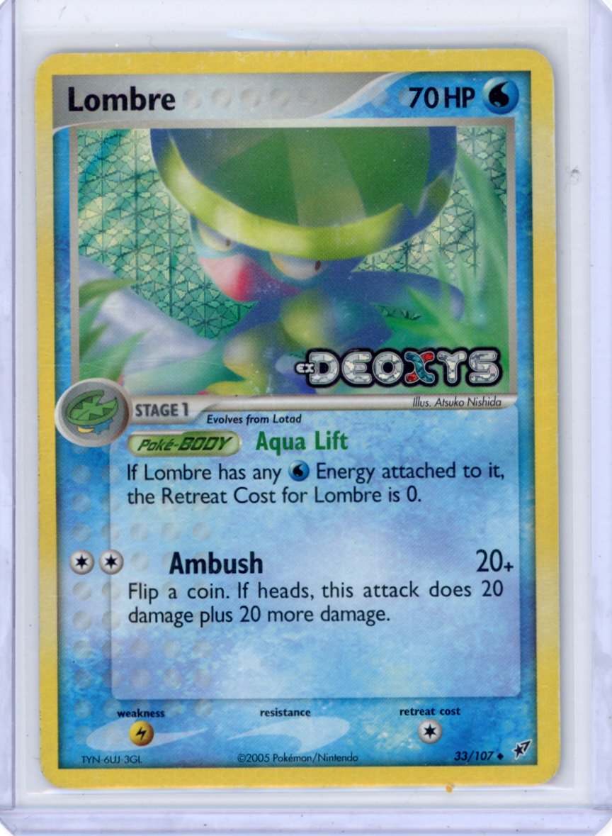 Lombre - 033/107 - EX Deoxys Reverse Holo [DMG]