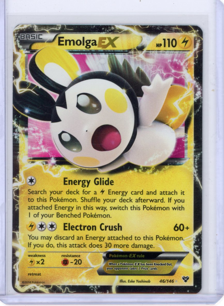 Emolga EX - XY Base Set 46/146