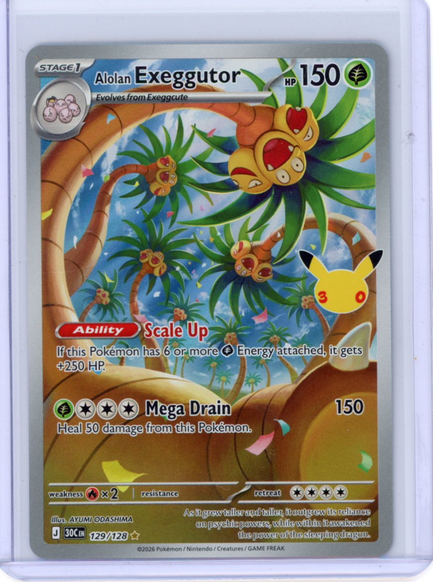 Alolan Exeggutor - 129/128 - ME: 30th Celebration