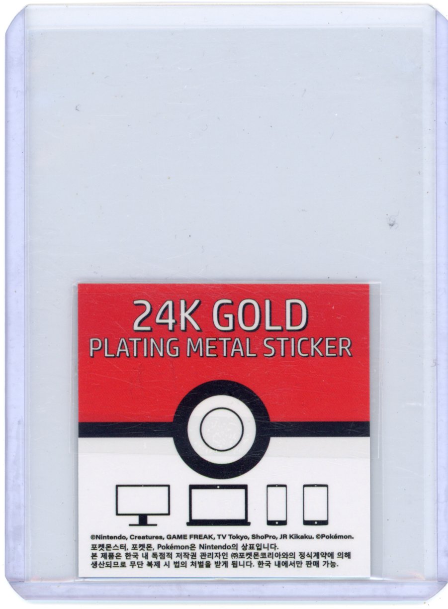 2023 Korean Candy Sticker 24K Gold Plating - Clefable