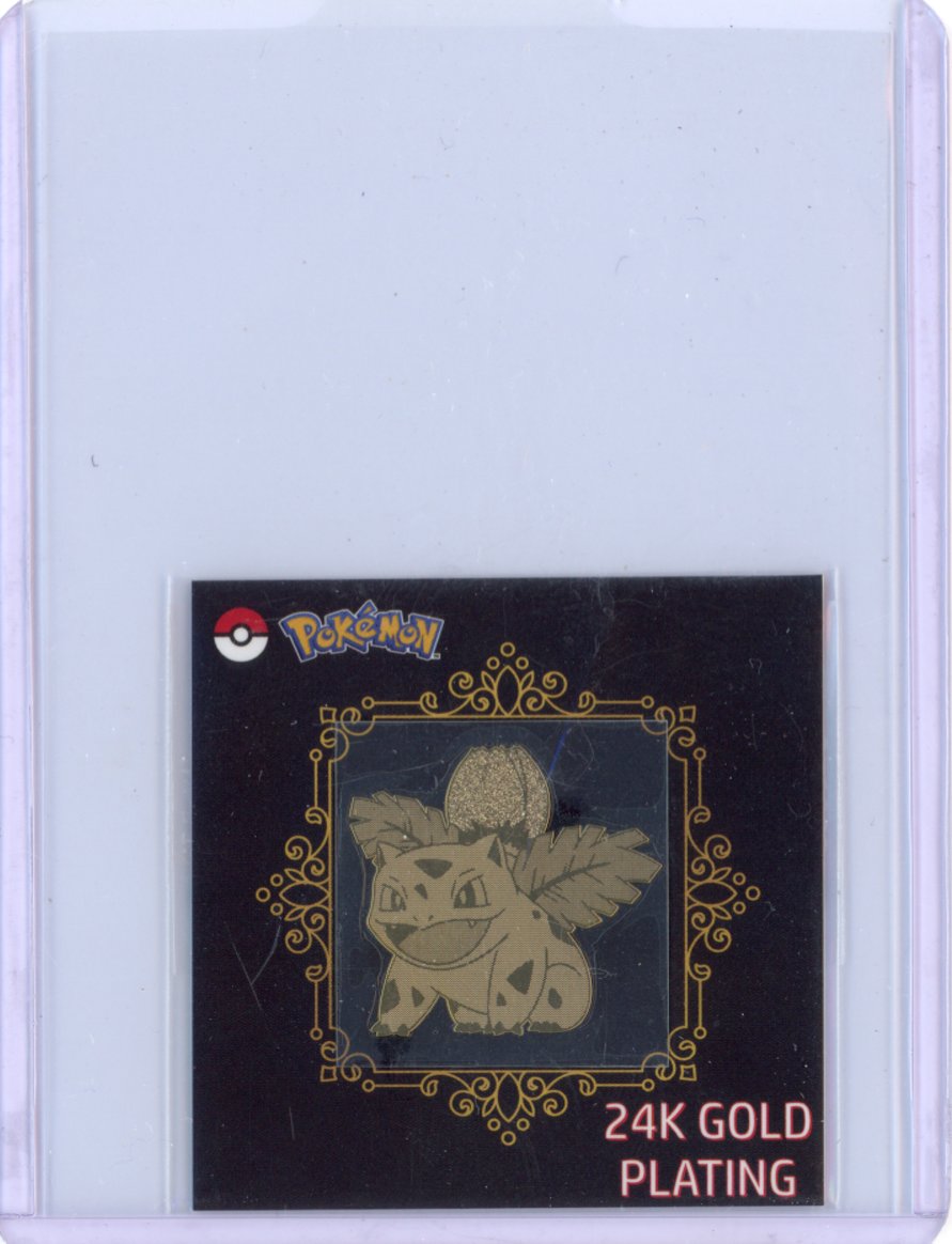 2023 Korean Candy Sticker 24K Gold Plating - Ivysaur