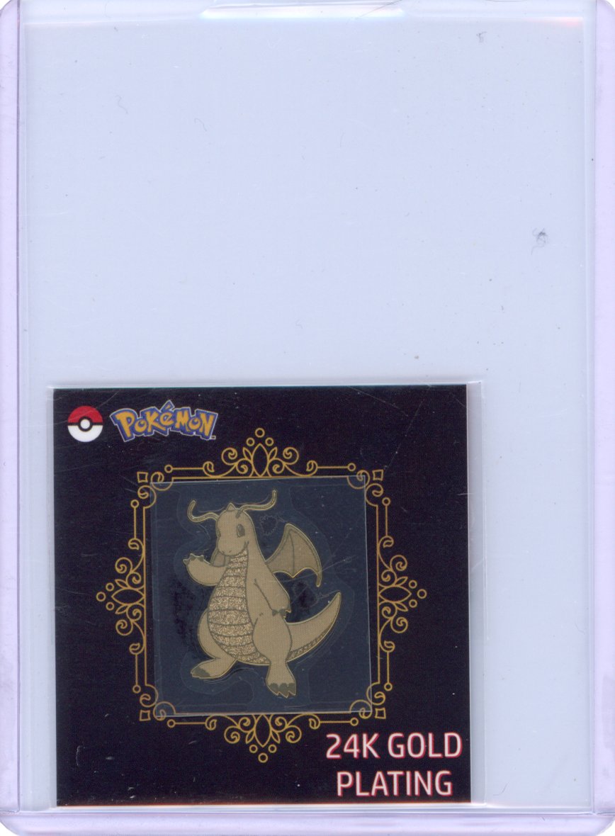 2023 Korean Candy Sticker 24K Gold Plating - Dragonite