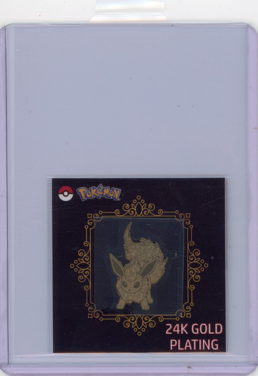 2023 Korean Candy Sticker 24K Gold Plating - Flareon