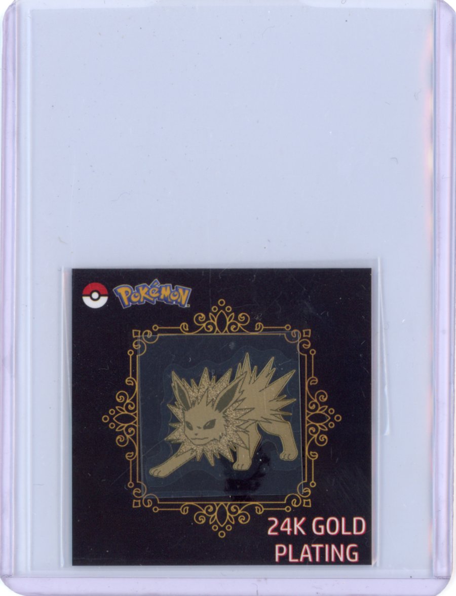 2023 Korean Candy Sticker 24K Gold Plating - Jolteon