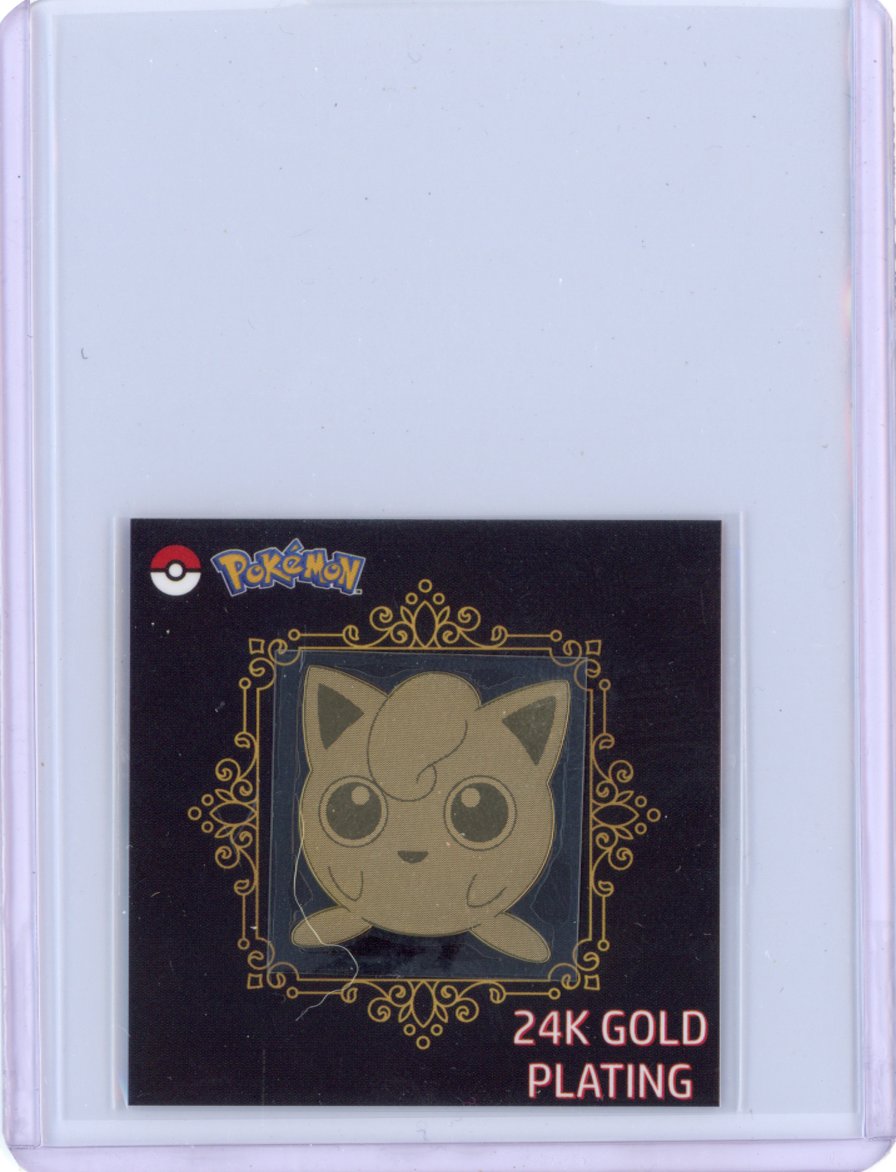 2023 Korean Candy Sticker 24K Gold Plating - Jigglypuff