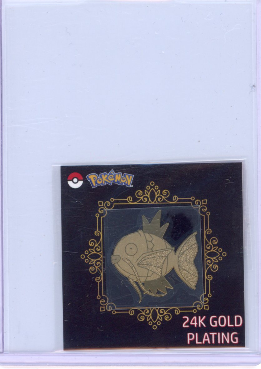 2023 Korean Candy Sticker 24K Gold Plating - Magikarp