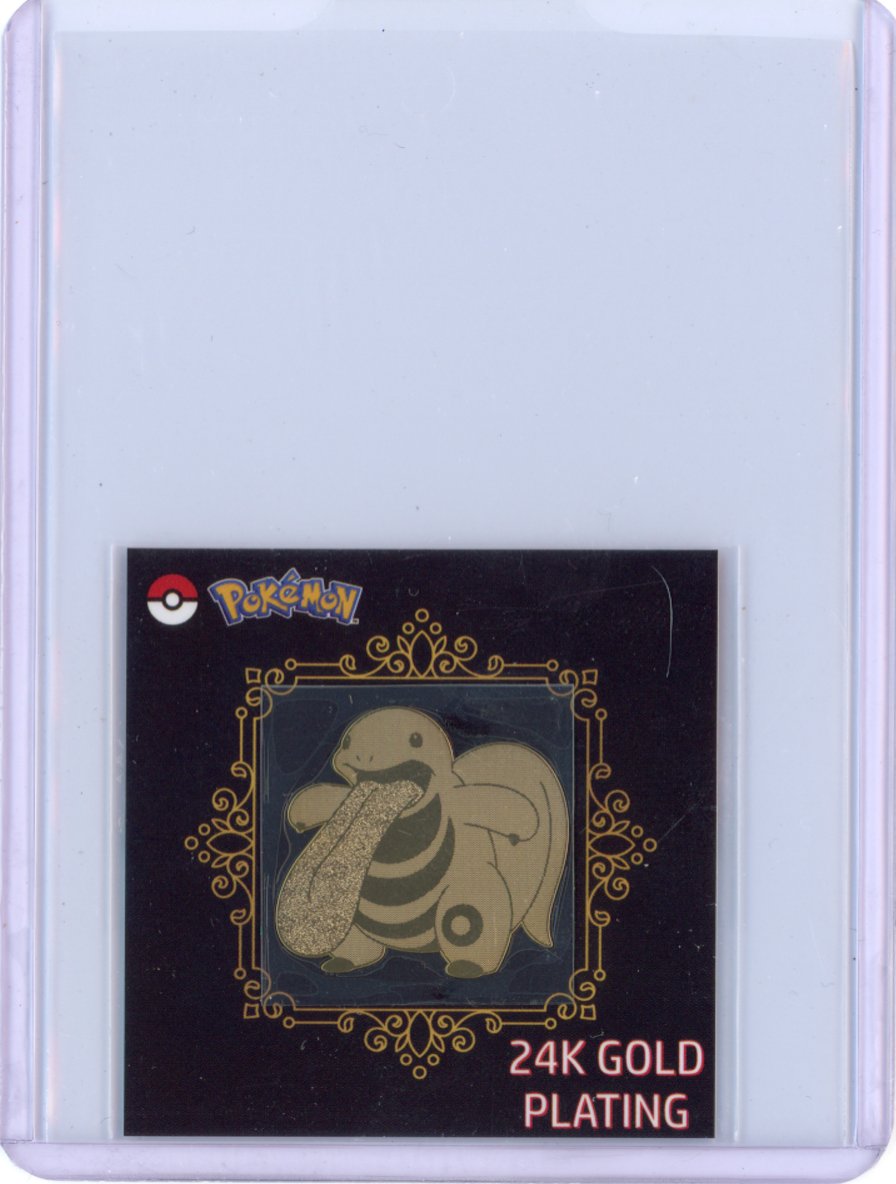 2023 Korean Candy Sticker 24K Gold Plating - Lickitung