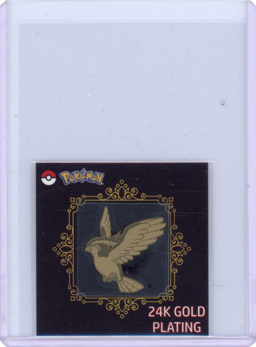2023 Korean Candy Sticker 24K Gold Plating - Pidgeot