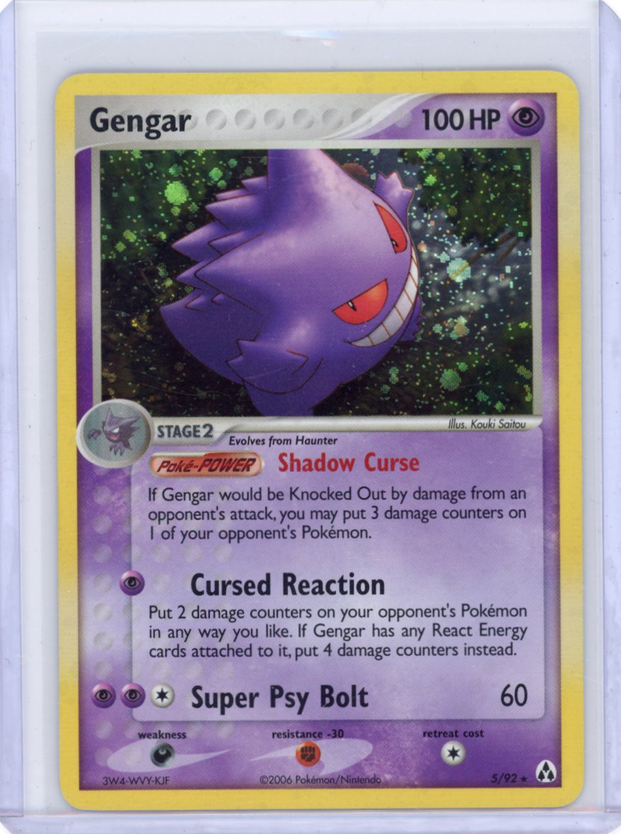 Gengar Holofoil 5/92 - EX Legend Maker [MP]