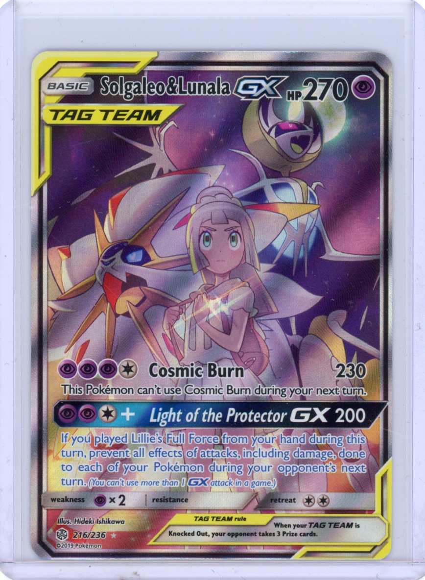 Solgaleo & Lunala GX (Full Art) - SM - Cosmic Eclipse (SM12)