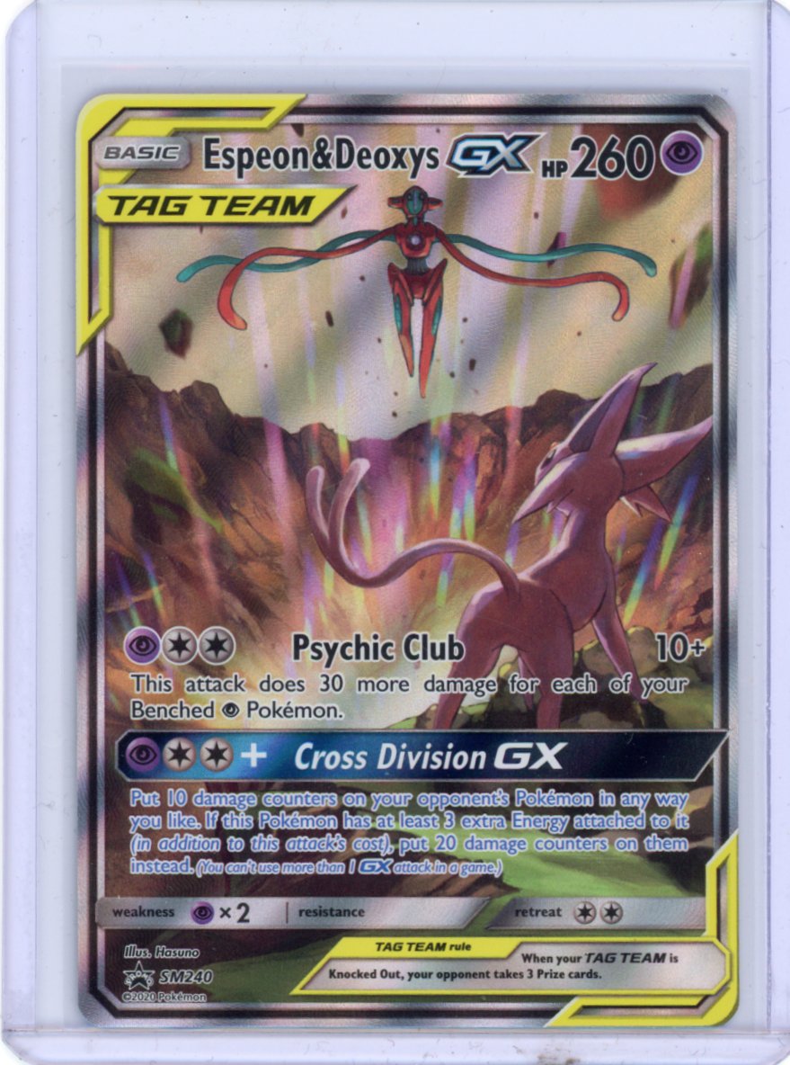 Espeon & Deoxys GX - SM240 - SM Promos (SMP)