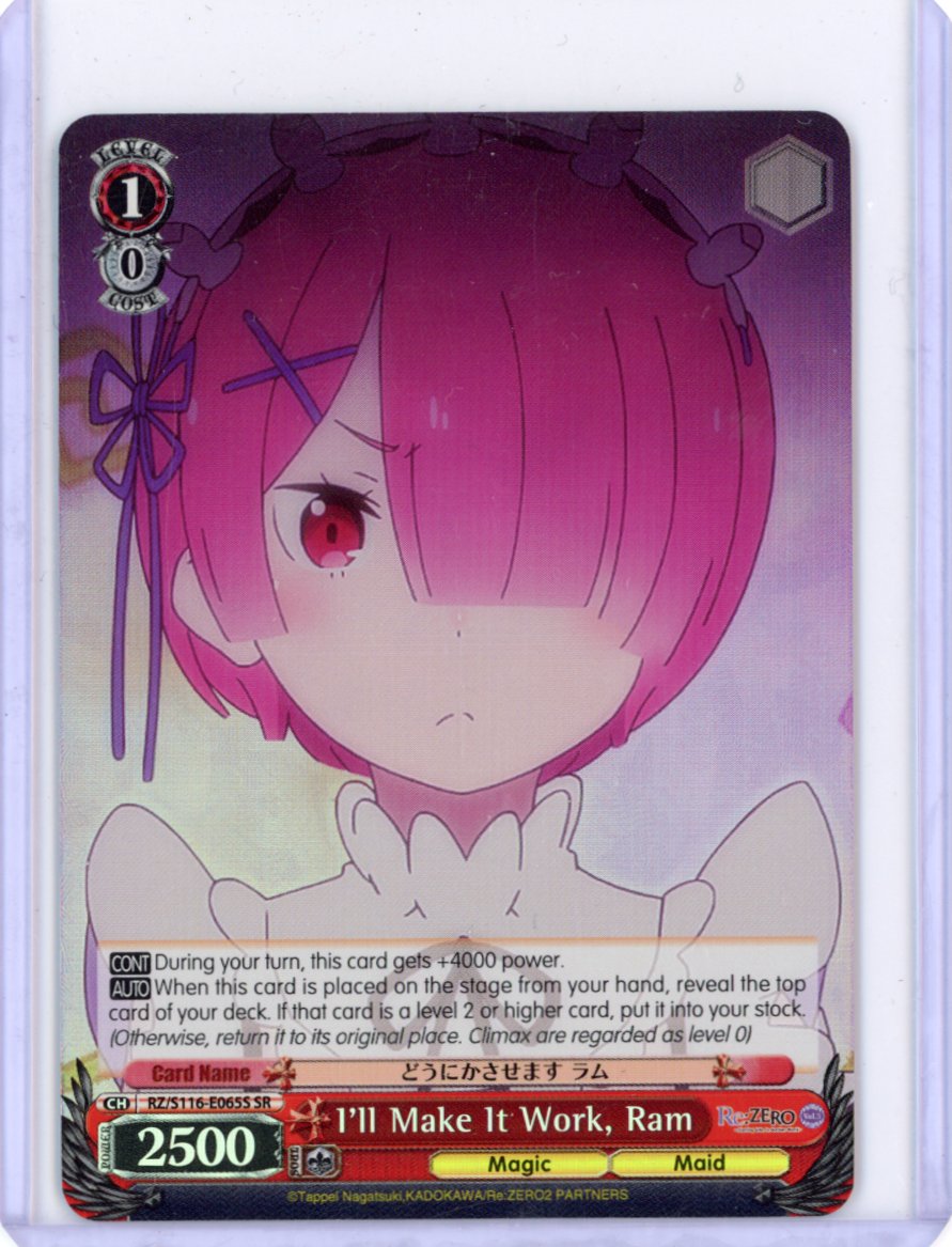 I'll Make It Work, Ram (SR) - Re:ZERO -Starting Life in Another World- Vol.3 (RZ/)