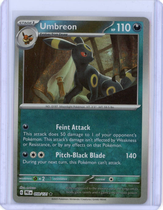 Umbreon (Master Ball Pattern) -059/131- SV: Prismatic Evolutions