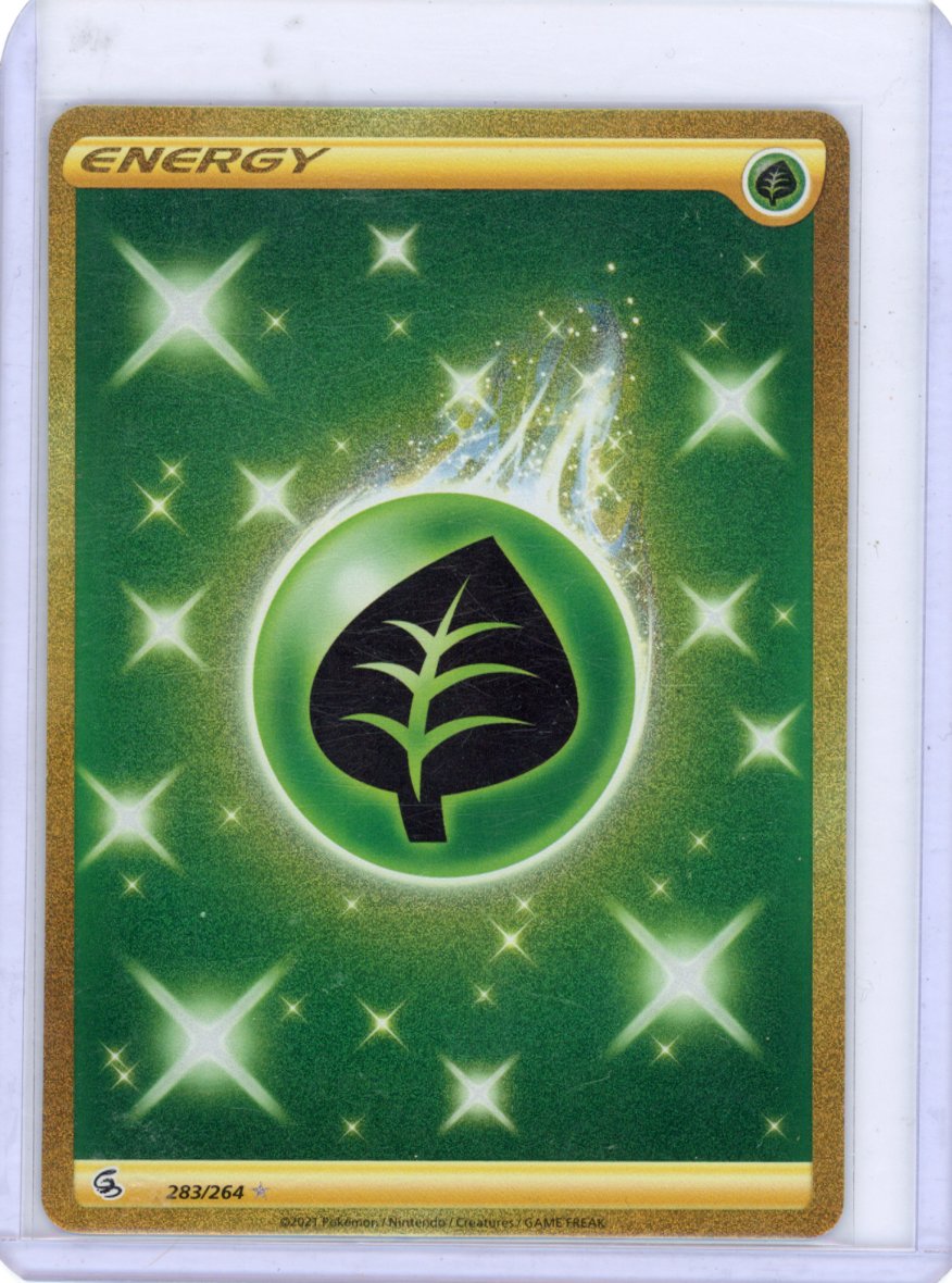 Grass Energy (Secret) 283 - SWSH08: Fusion Strike