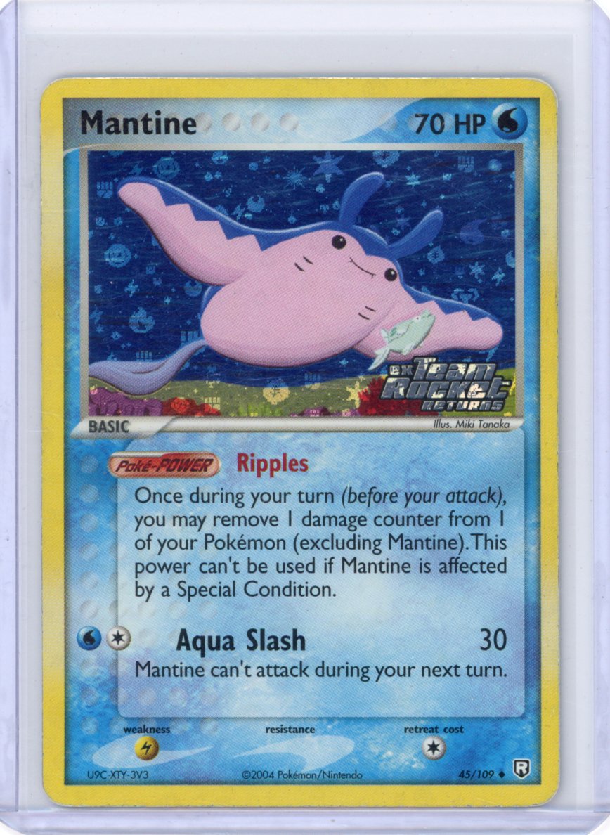Mantine Reverse Holofoil  - EX Team Rocket Returns [DMG]