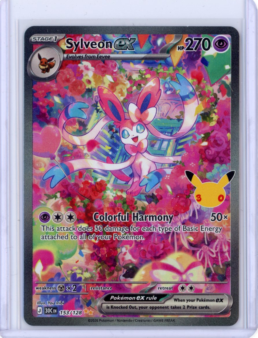 Sylveon ex - 153/128 - ME: 30th Celebration