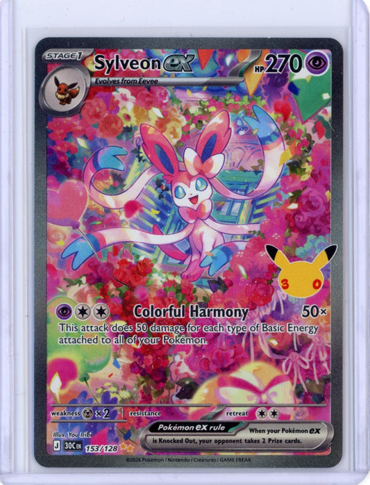 Sylveon ex - 153/128 - ME: 30th Celebration