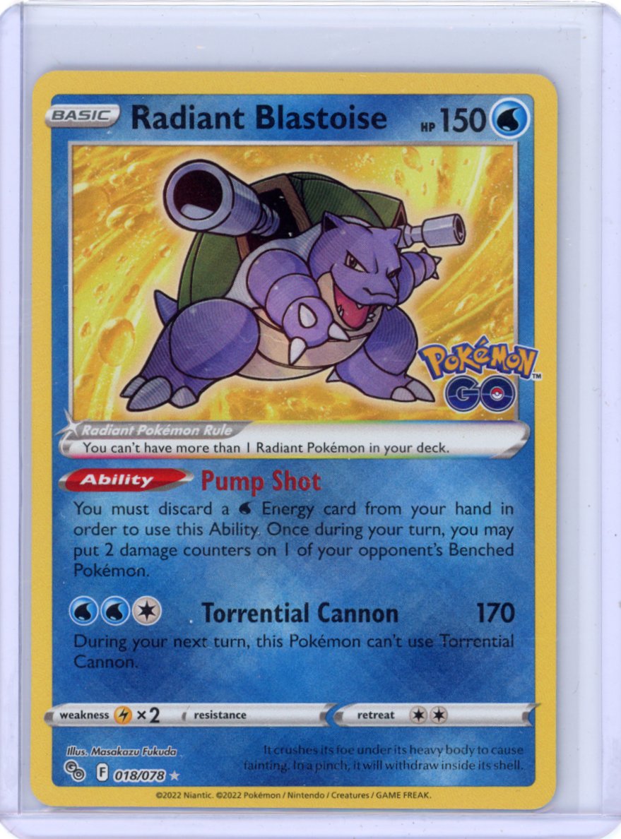 Radiant Blastoise - Pokemon GO (PGO)