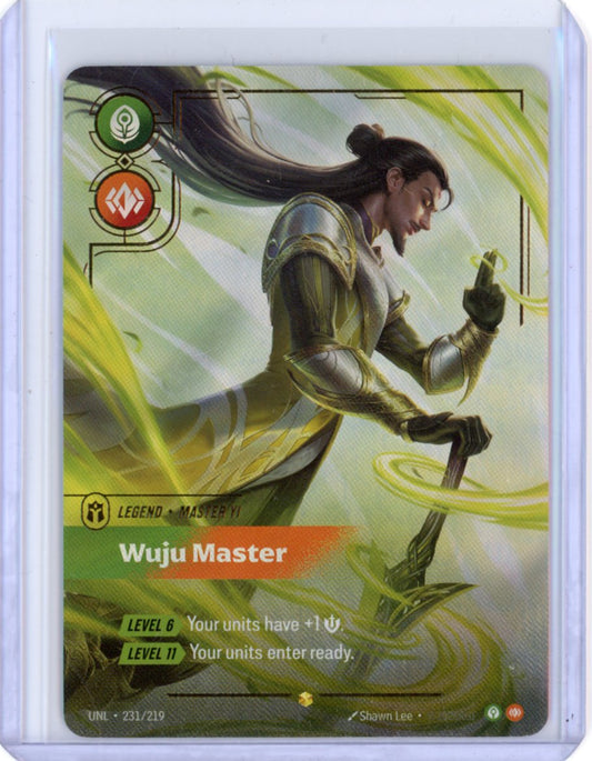 Master Yi, Wuju Master (Overnumbered) - Unleashed (UNL)