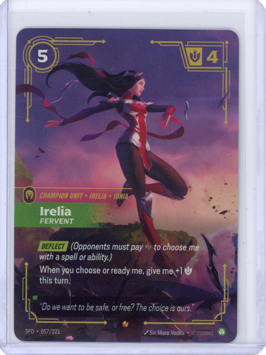 Irelia, Fervent - Spiritforged (SFD)