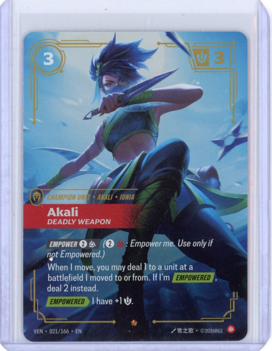 Akali, Deadly Weapon - Vendetta (VEN)