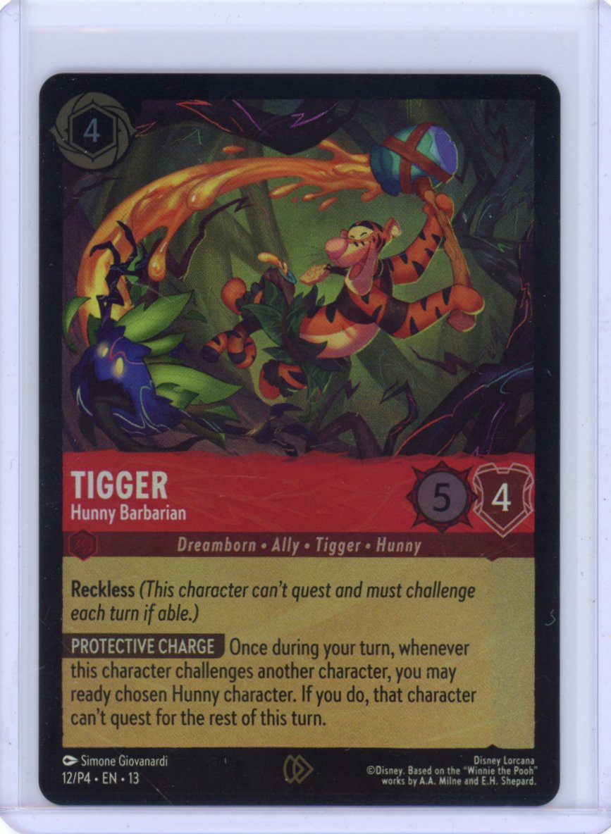 Tigger - Hunny Barbarian - Disney Lorcana Promo Cards