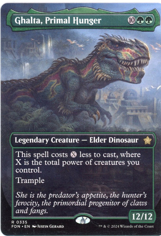 Ghalta, Primal Hunger (Borderless) - Foundations (FDN)