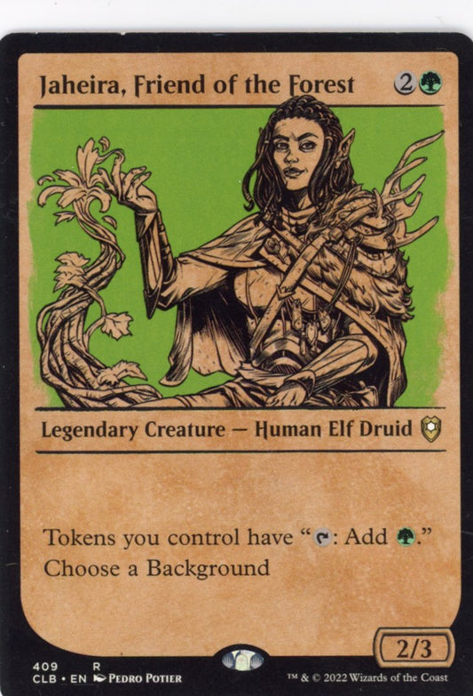 Jaheira, Friend of the Forest (Showcase) - Commander Legends: Battle for Baldur's Gate (CLB)