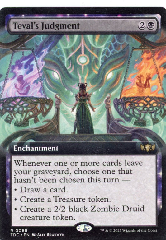 Teval's Judgment (Extended Art) - Commander: Tarkir: Dragonstorm (TDC)