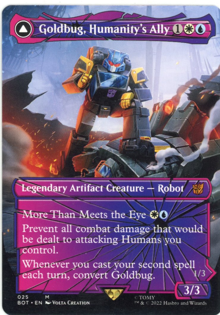 Goldbug, Humanity's Ally (Shattered Glass) - Universes Beyond: Transformers (BOT)