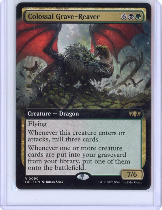 Colossal Grave-Reaver (Extended Art) - Commander: Tarkir: Dragonstorm (TDC)