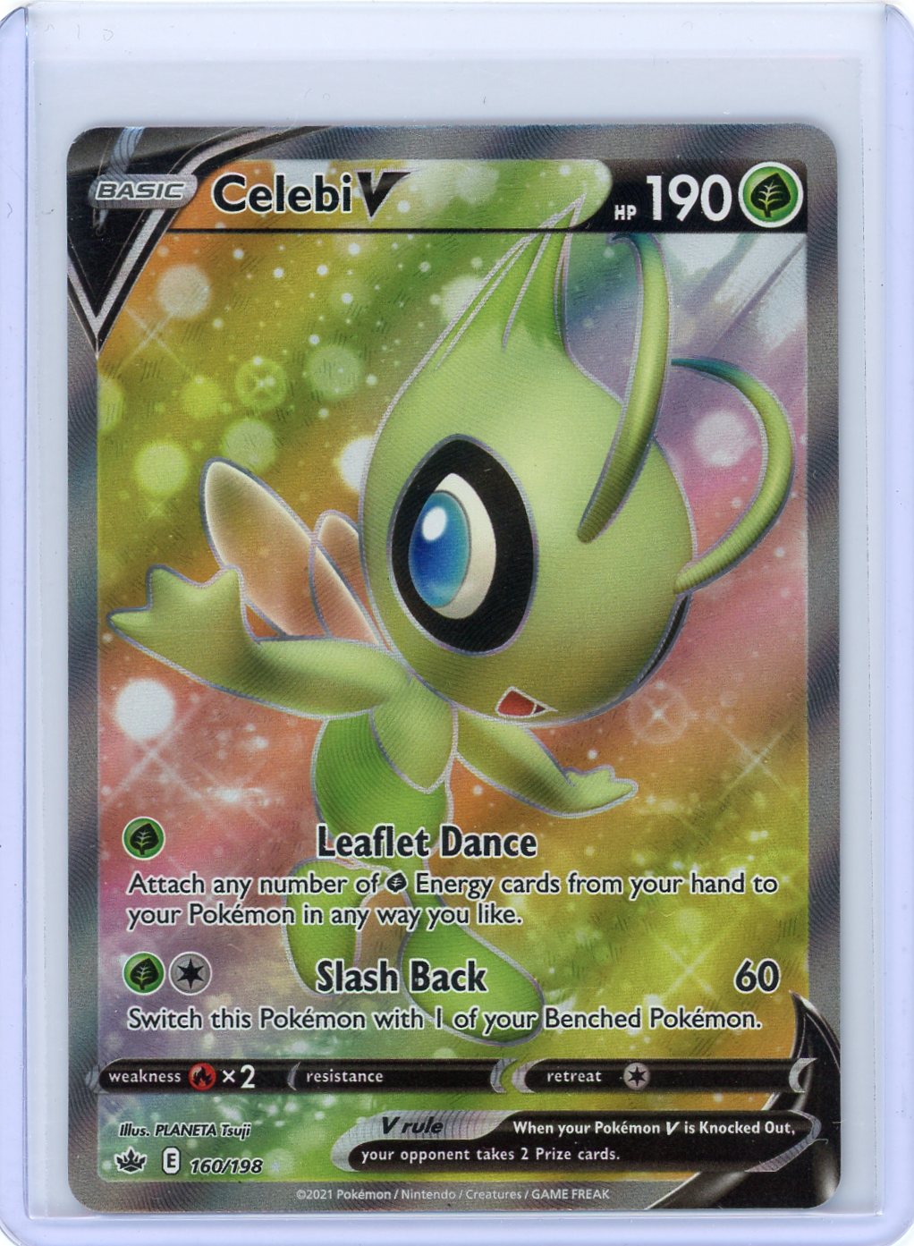 Celebi V (Full Art) - SWSH06: Chilling Reign - 160/198