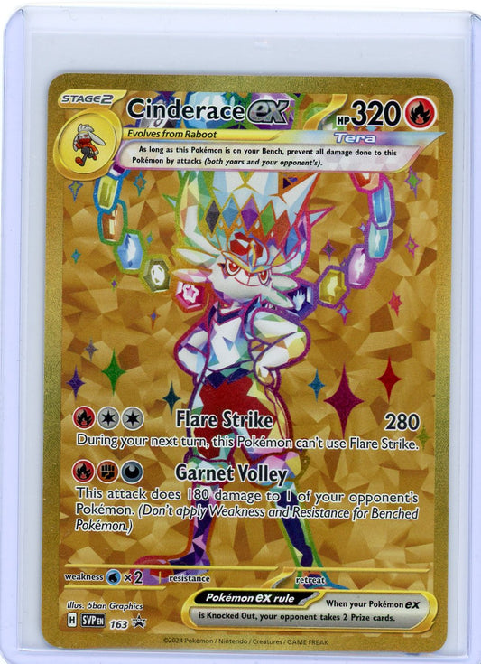 Cinderace ex - 163 - SV: Scarlet & Violet Promo Cards