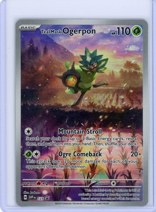 Teal Mask Ogerpon - 123 - SV: Scarlet & Violet Promo Cards