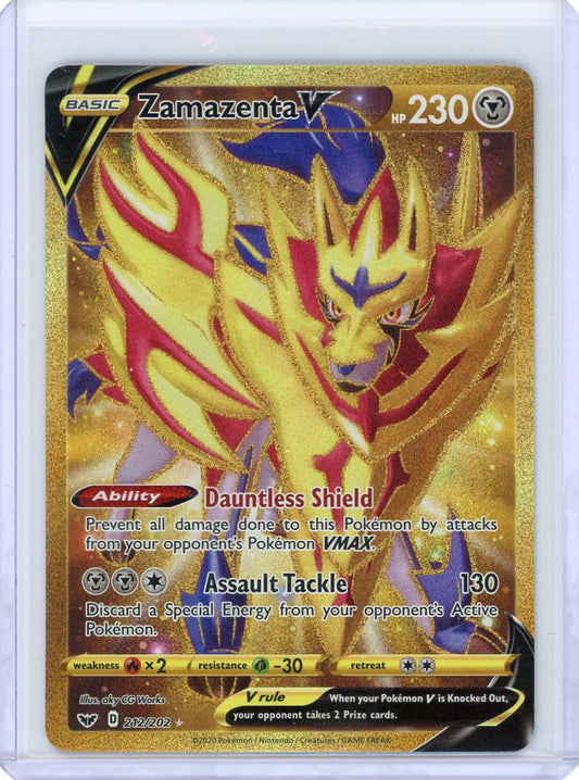 Zamazenta V (Secret) - SWSH01: Sword & Shield Base Set 212/202