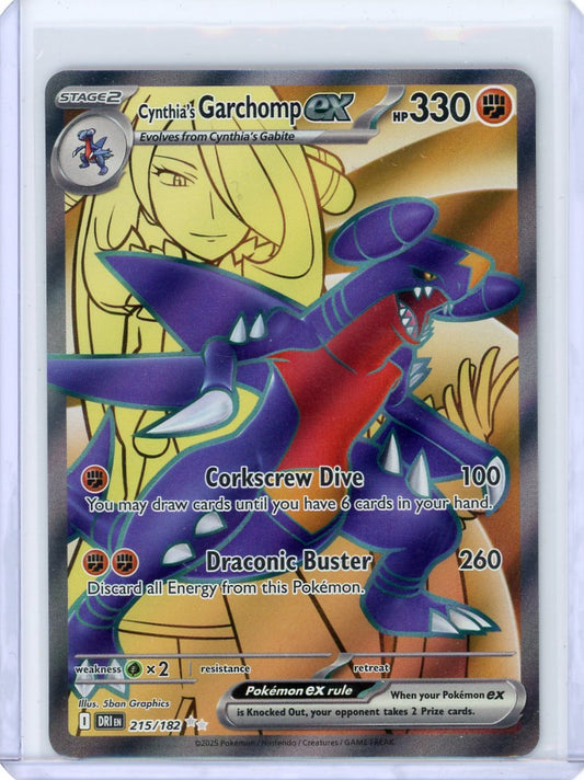 Cynthia's Garchomp ex - 215/182 - SV10: Destined Rivals