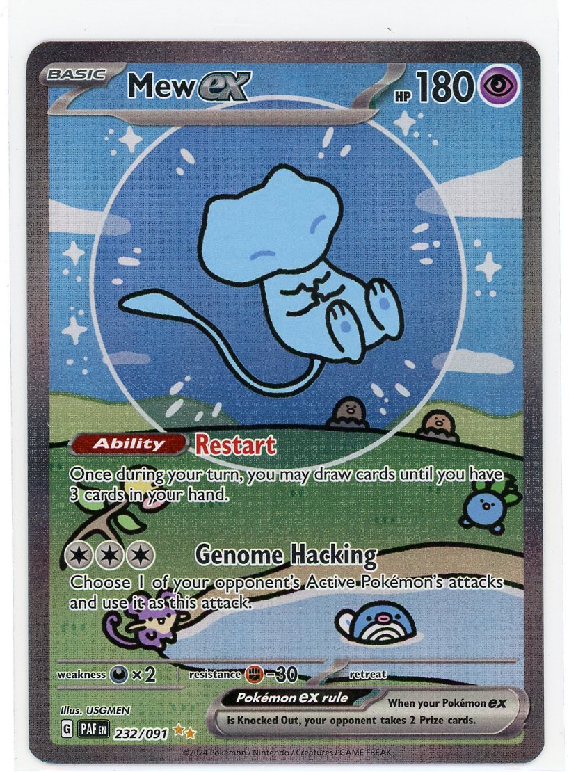 Mew ex - 232/091 - SV: Paldean Fates [NM]