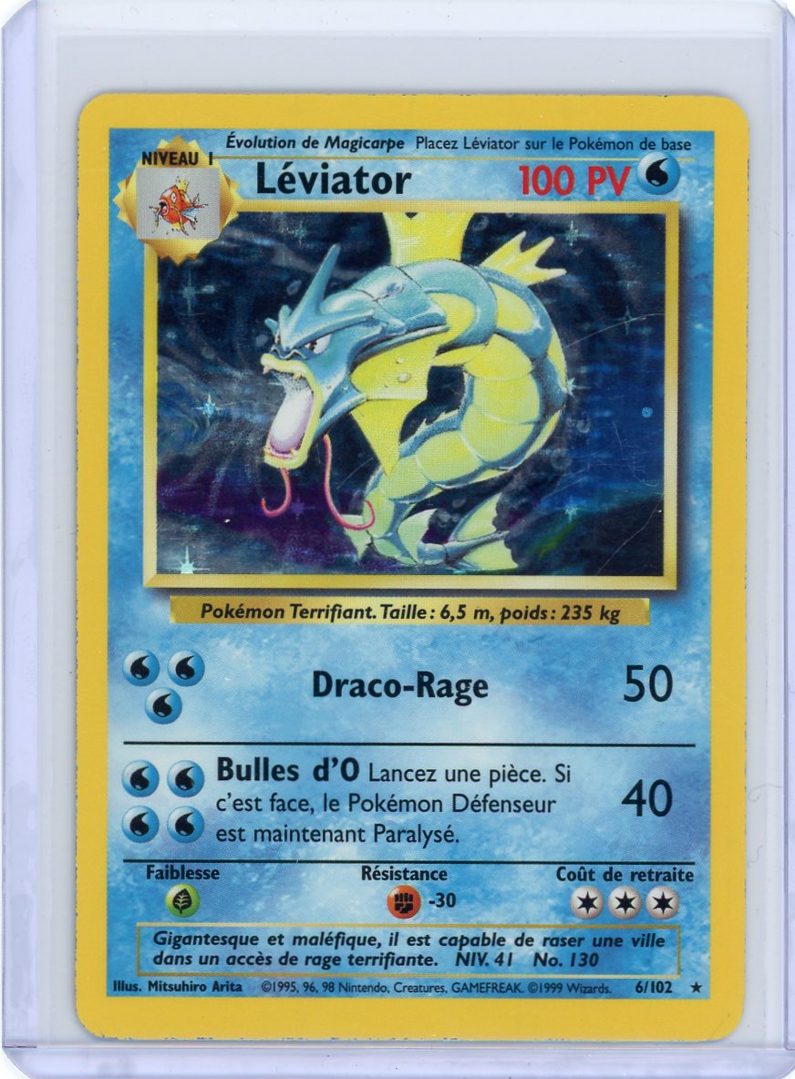 Leviator {French} Gyarados Holo - Base Set [Heavily Played]