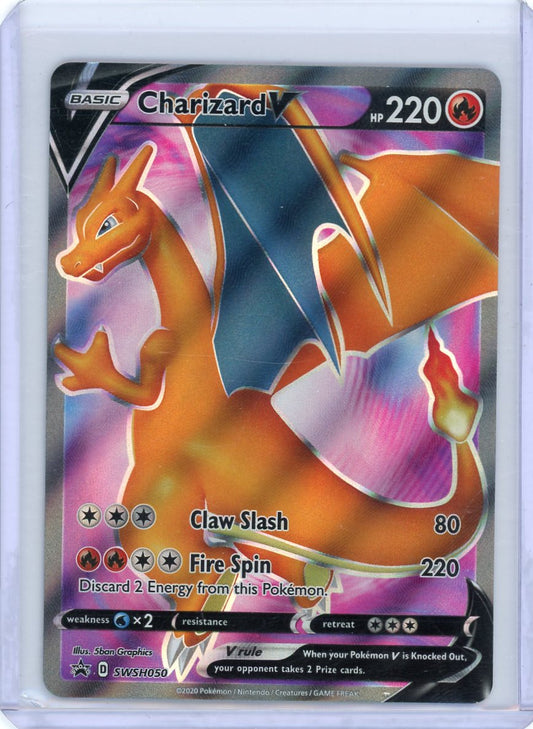Charizard V - SWSH050 - SWSH: Sword & Shield Promo Cards