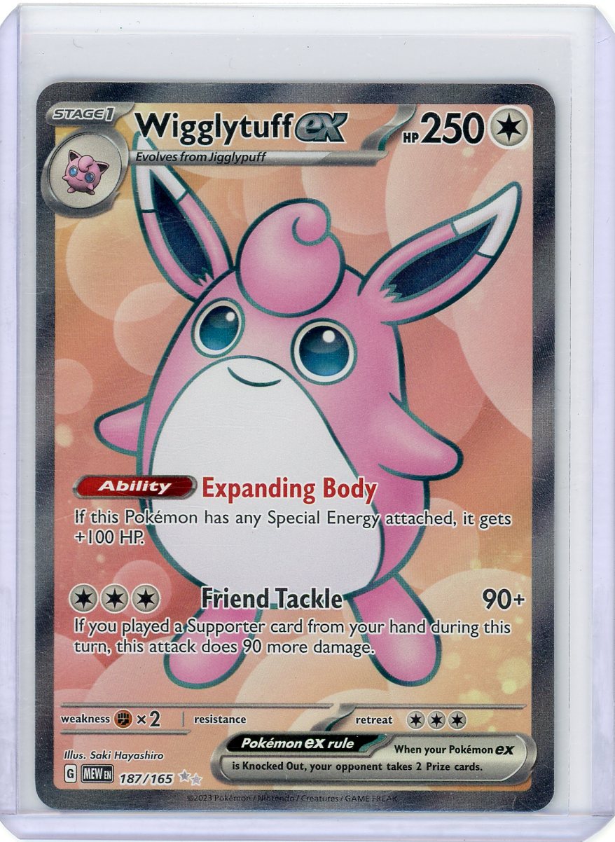 Wigglytuff ex - 187/165 - SV: Scarlet & Violet 151