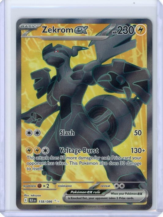 Zekrom ex - 158/086 - SV: Black Bolt