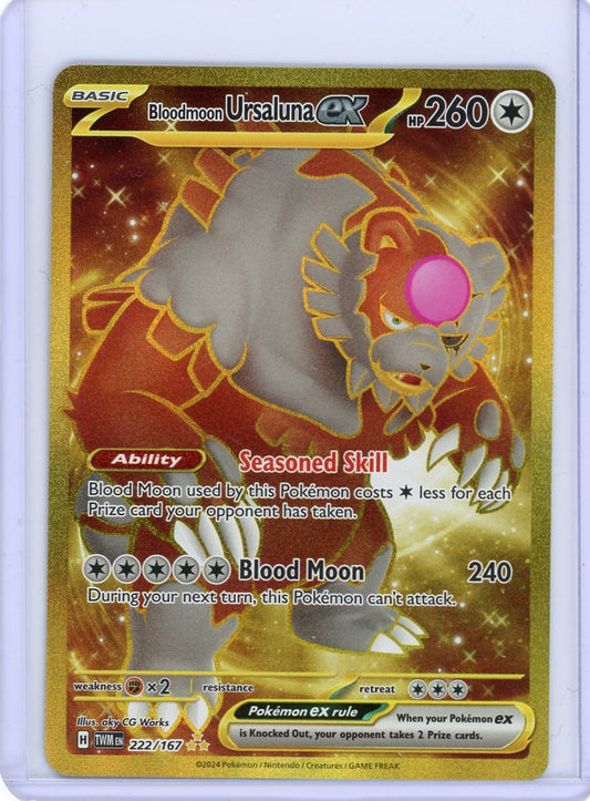 Bloodmoon Ursaluna ex - 222/167 - SV06: Twilight Masquerade