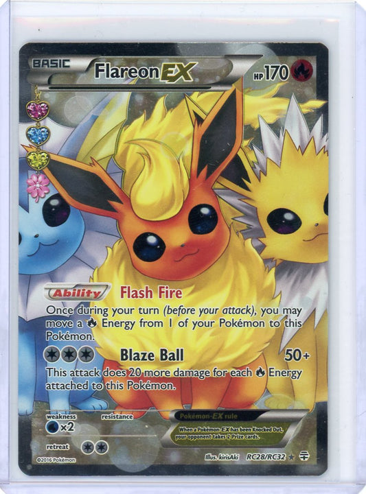 Flareon EX (Full Art) - Generations: Radiant Collection (GEN) [LP-]