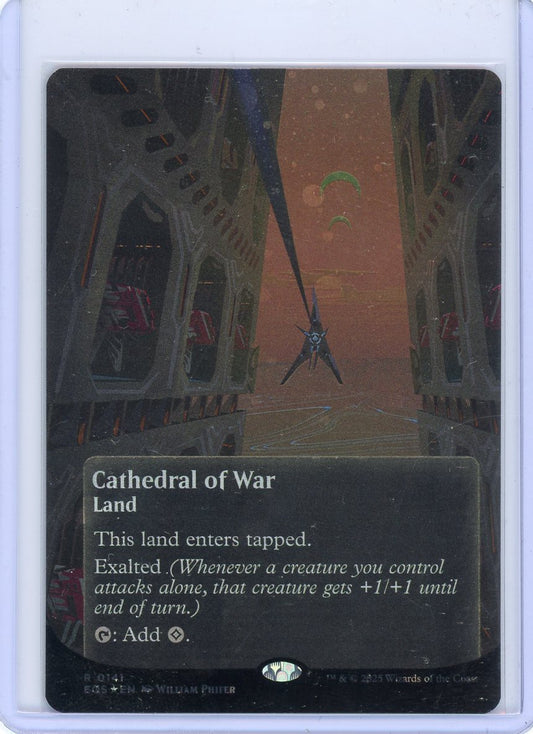 Cathedral of War (Borderless)(Galaxy Foil) - Edge of Eternities: Stellar Sights