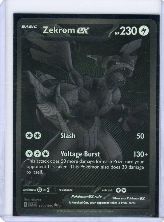 Zekrom ex - 172/086 - SV: Black Bolt
