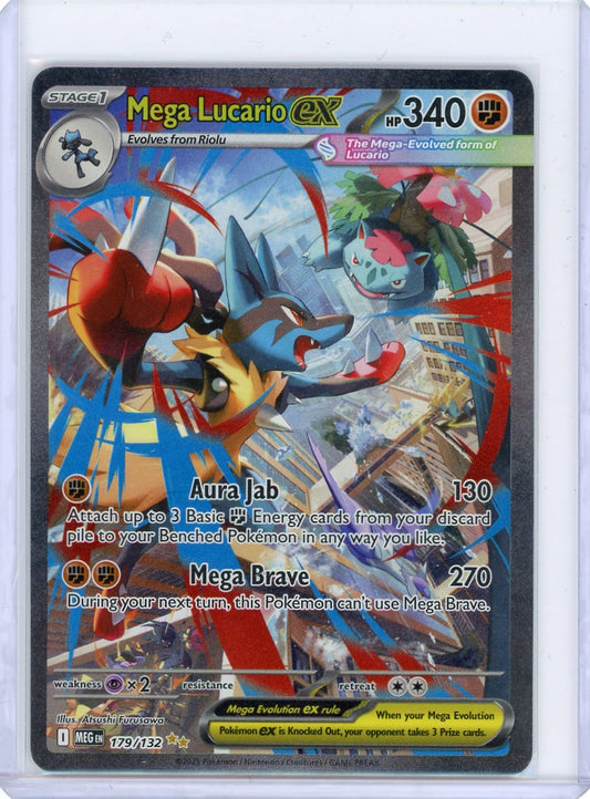 Mega Lucario ex - 179/132 - ME01: Mega Evolution