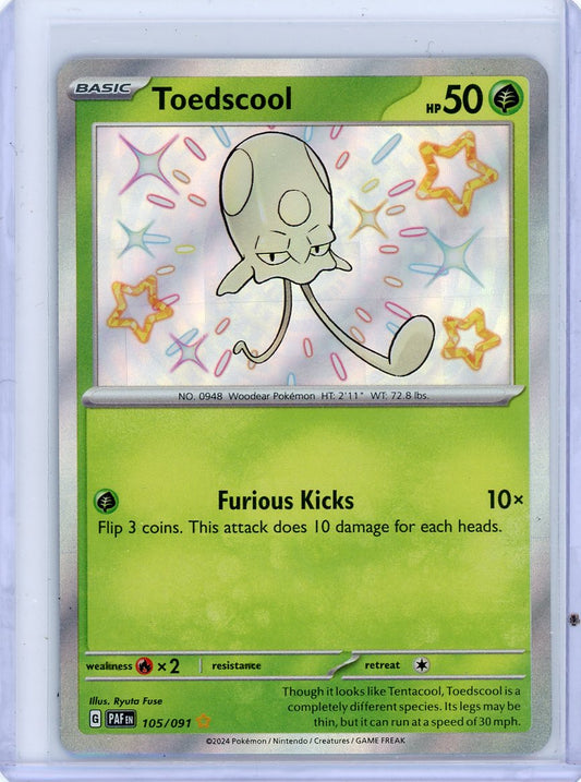 Toedscool - 105/091 - SV: Paldean Fates