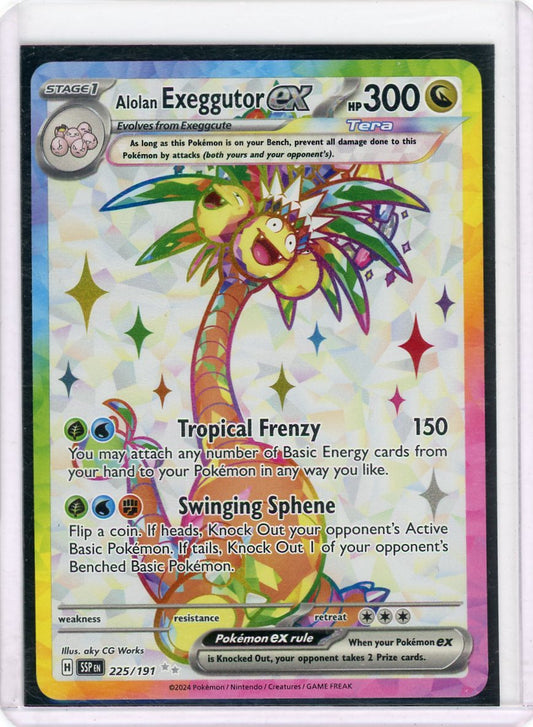 Alolan Exeggutor ex - 225/191 - SV08: Surging Sparks