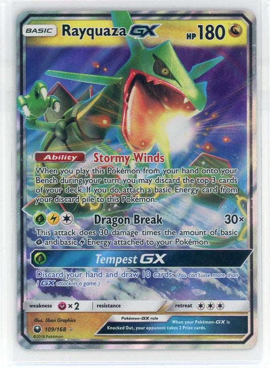 Rayquaza GX - SM - Celestial Storm 109/168